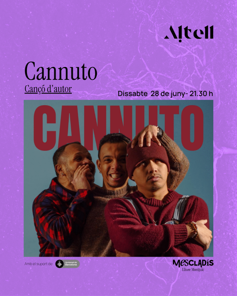 Cannuto – Concierto- Sábado, 28 de junio –   21:30 h – Altell