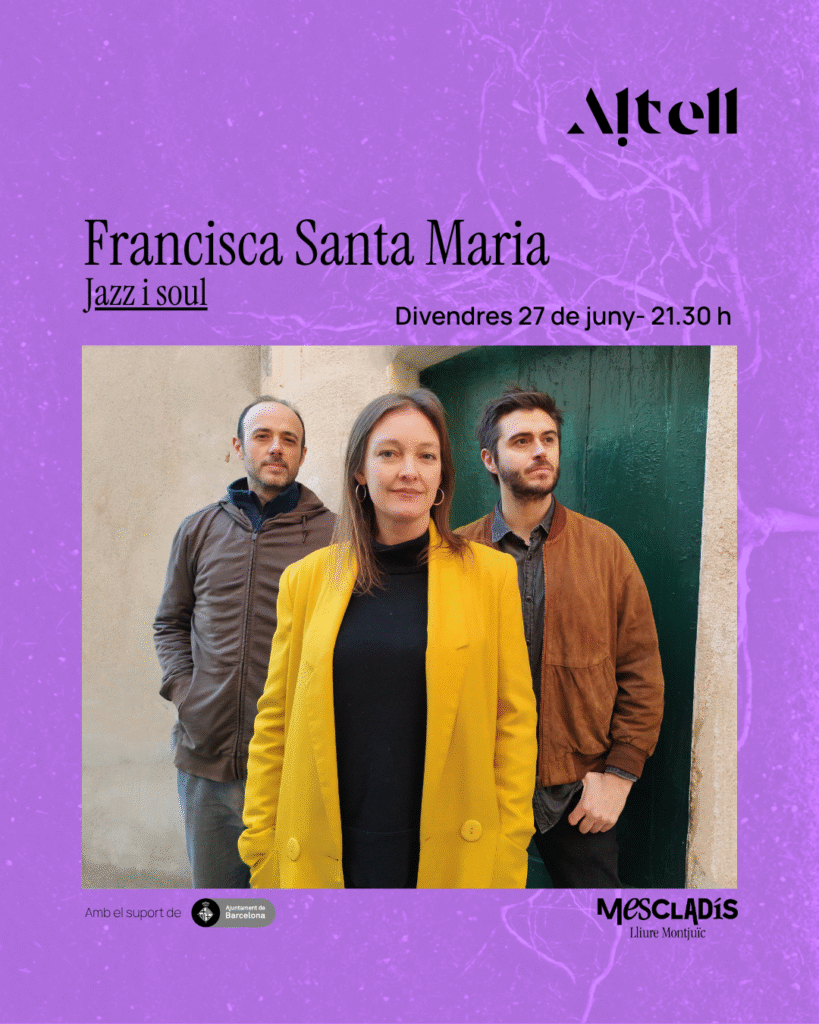Francisca Santa María – Jazz y soul – Viernes, 27 de junio – 21:30 h – Altell