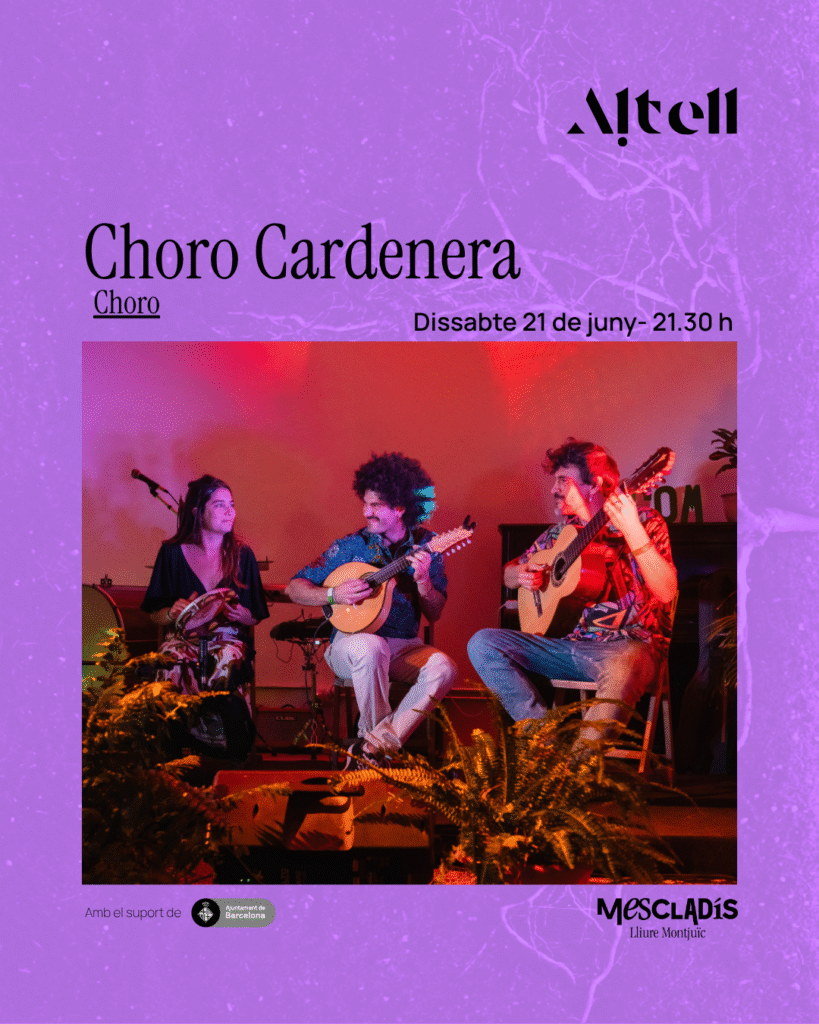 Choro Cardenera – Sábado, 21 de junio –  21:30 h – Altell