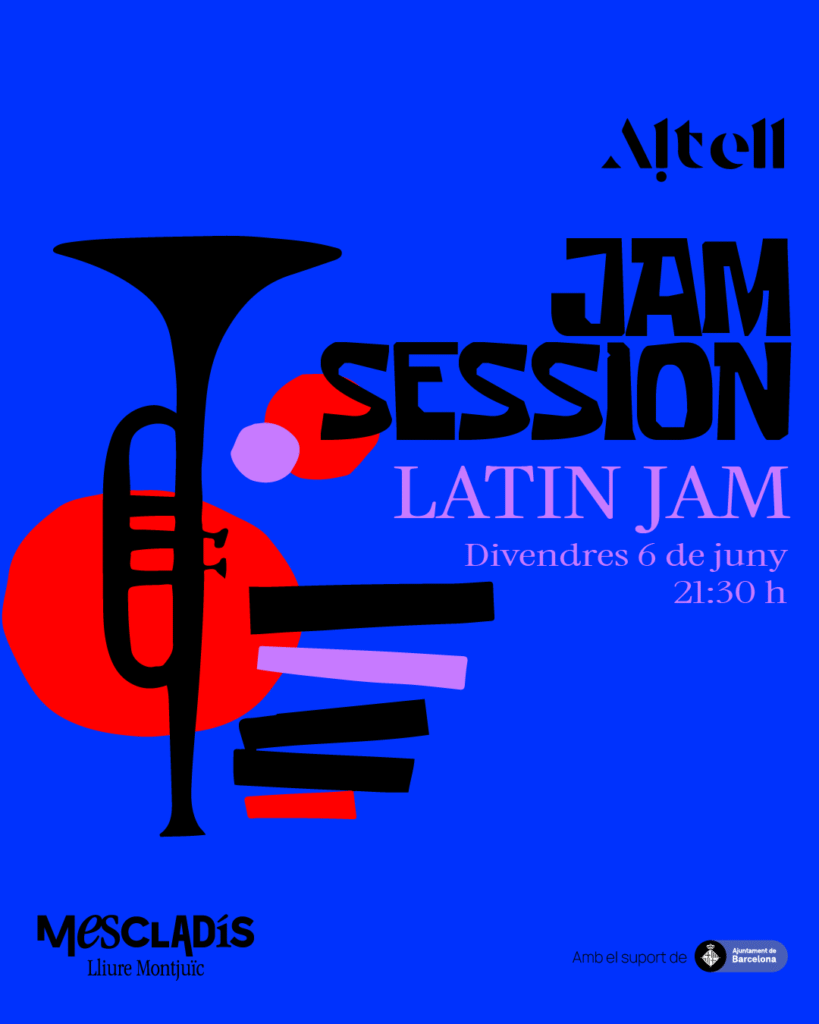 La Latin Jam – Viernes, 6 de junio – 21:30 h – Altell Mescladís Teatre Lliure Montjuïc