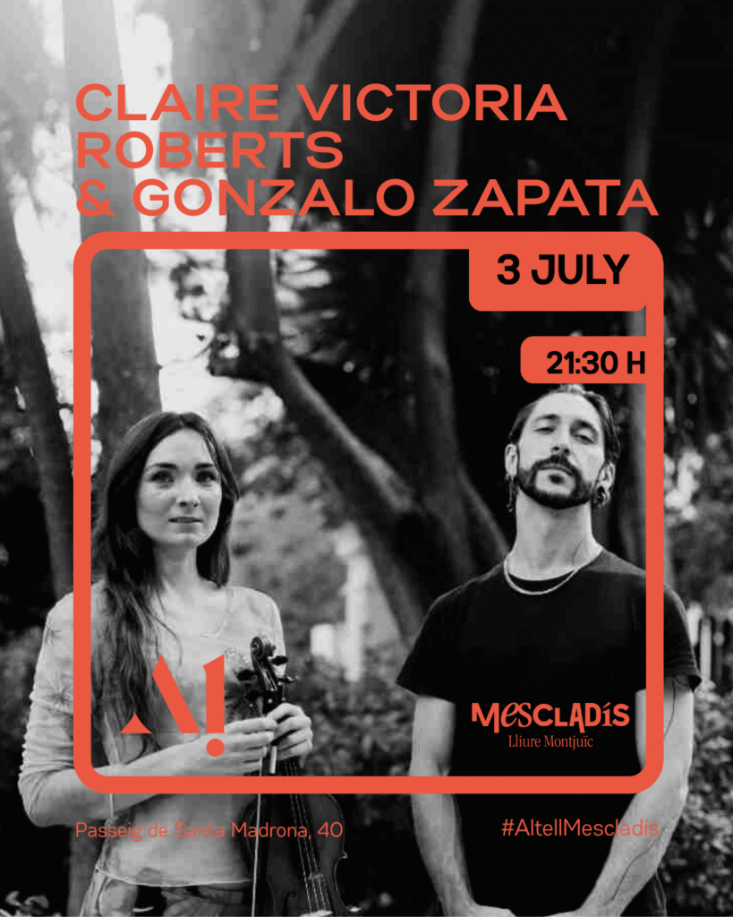 Claire Victoria Roberts i Gonzalo Zapata: Folk i Jazz – 21:30 – Altell