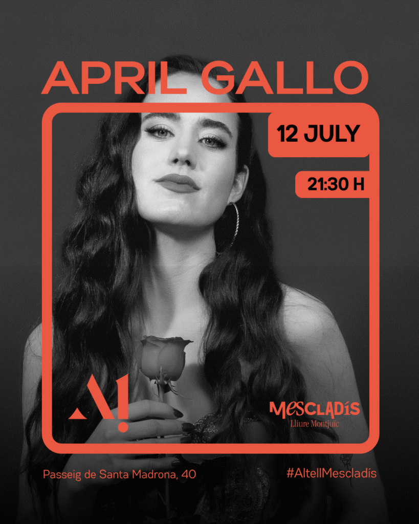 April Gallo – Lanzamiento del álbum “Rent My Heart”- Sábado 12 de julio – 21:30 – Altell