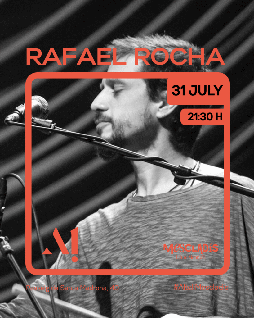 Rafael Rocha: Concierto Brasil- Jueves 31 de julio – 21:30 – Altell
