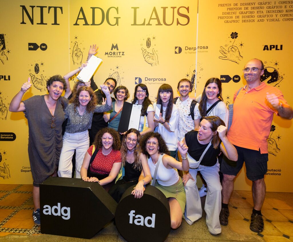 Nomon premiats a ADG Laus 2025 per la nova identitat i rebranding de Mescladís, Productora Social
