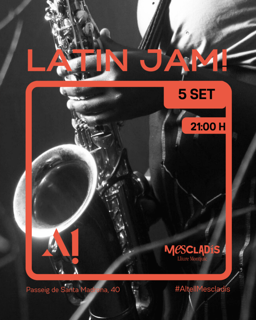 La Latin jam! Viernes 5 de septiembre – 21:00 – Altell