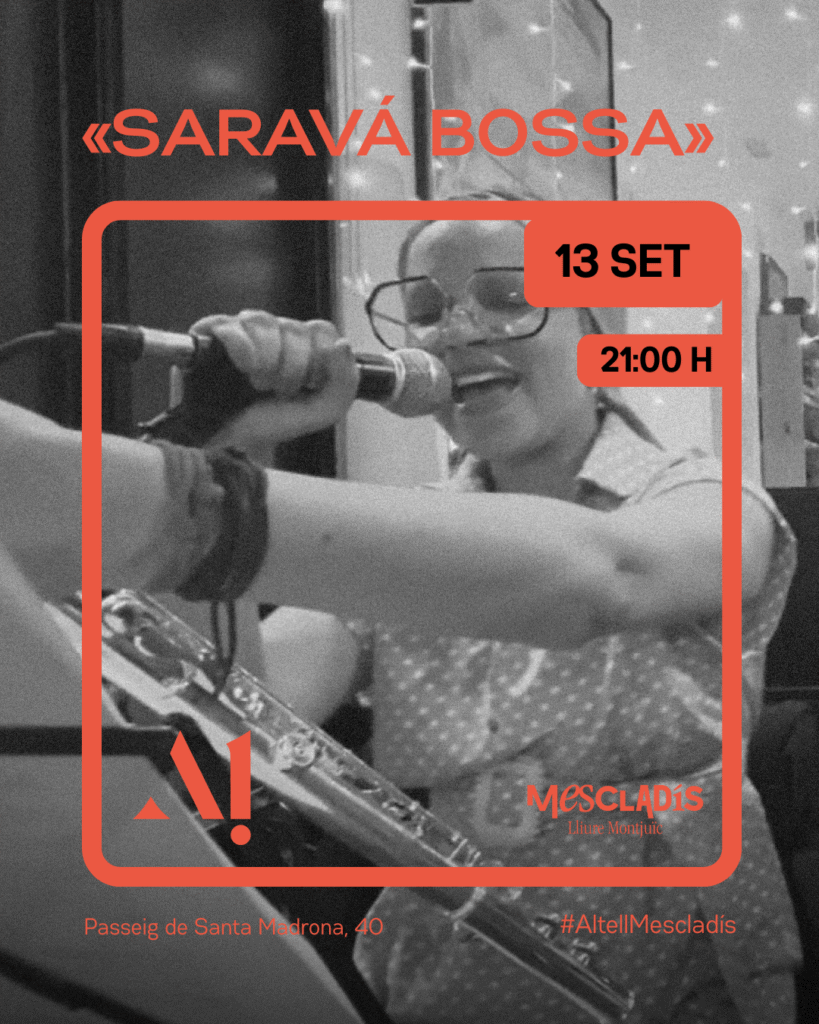 Saravá Bossa-  Sábado 13 de septiembre – 21:00 – Altell