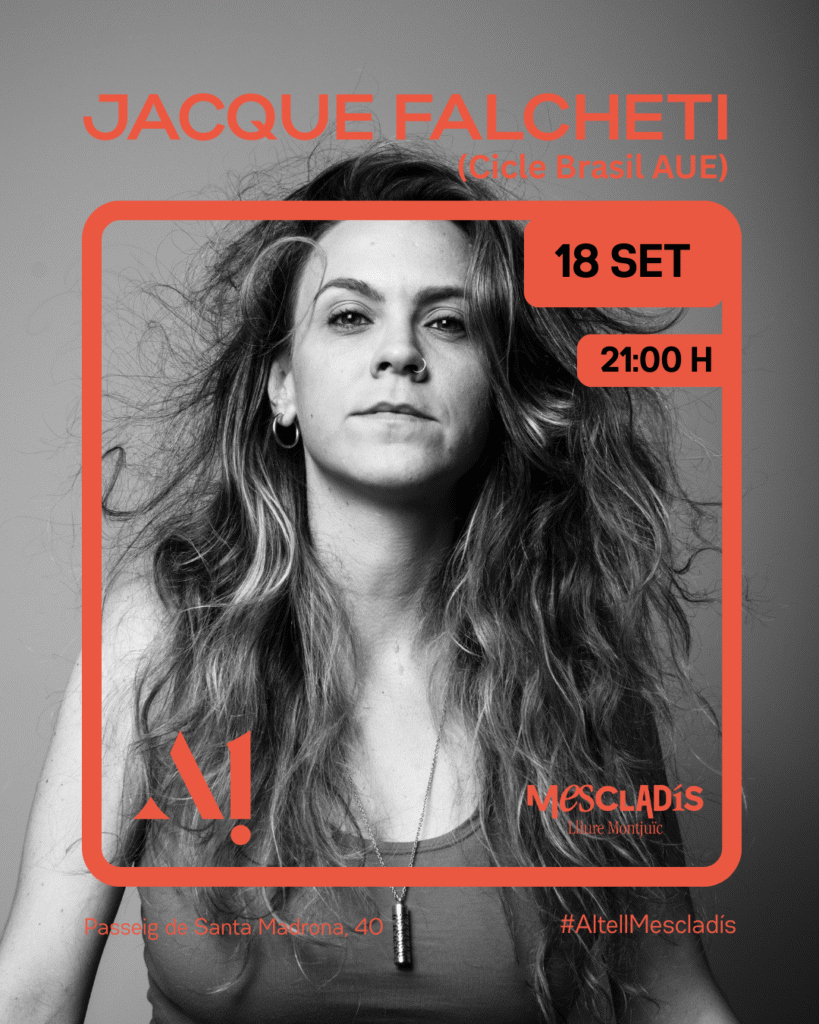 Jacque Falcheti: Ciclo- Brasil AUE – Jueves 18 de septiembre  – 21:00 – Altell