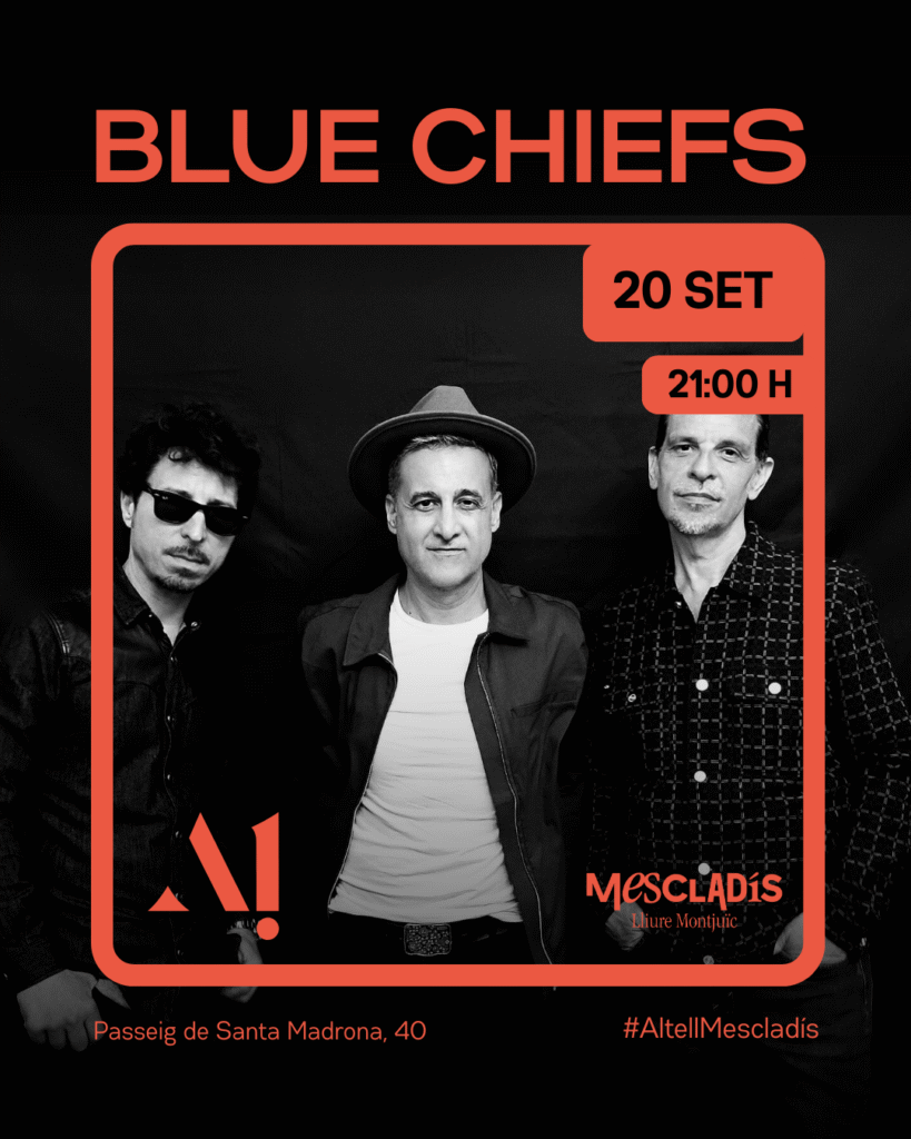 Blue Chiefs: Blues tradicional y moderno – Sábado 20 de septiembre  – 21:00 – Altell