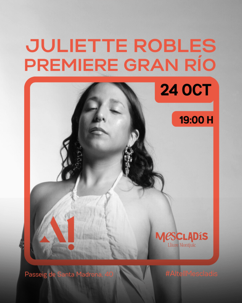 Conversatorio. Juliette Robles :  El Gran Río 19:00 Viernes 24 de octubre  – Altell