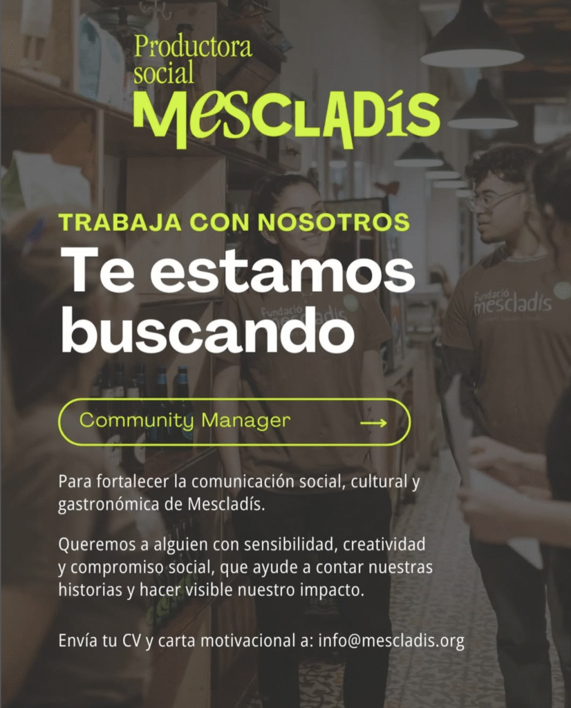 Buscamos Talento! Community Manager de Mescladís