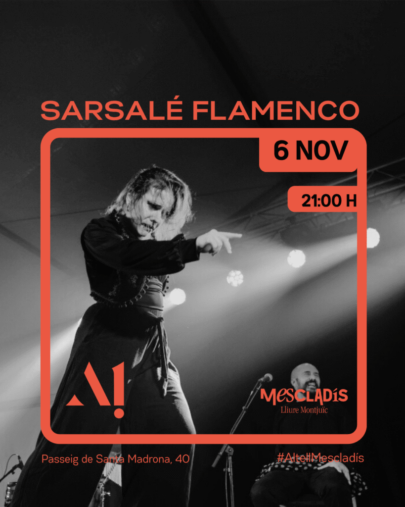 Sarsalé Flamenco -Dijous 6 de novembre – 21h- Altell