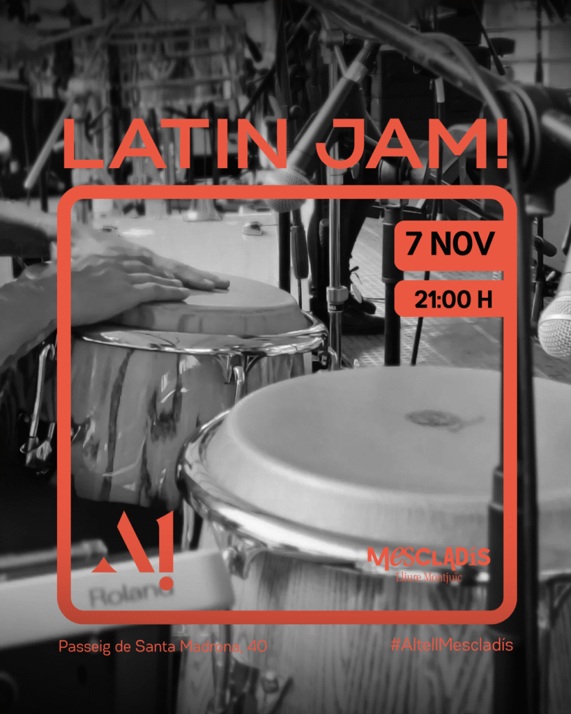 La Latin Jam! – Divendres 10 d'octubre – 21.00 – Altell