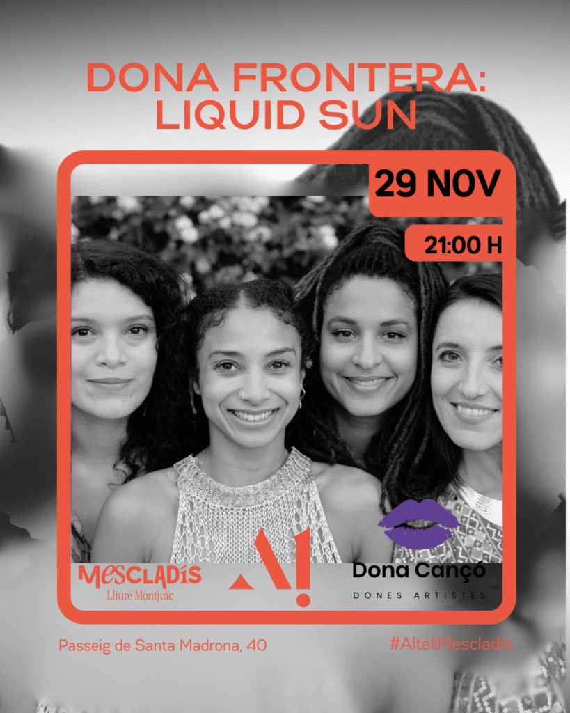 Dona Frontera: Liquid Sun- Sábado 29 de noviembre  – 21:00 – Altell
