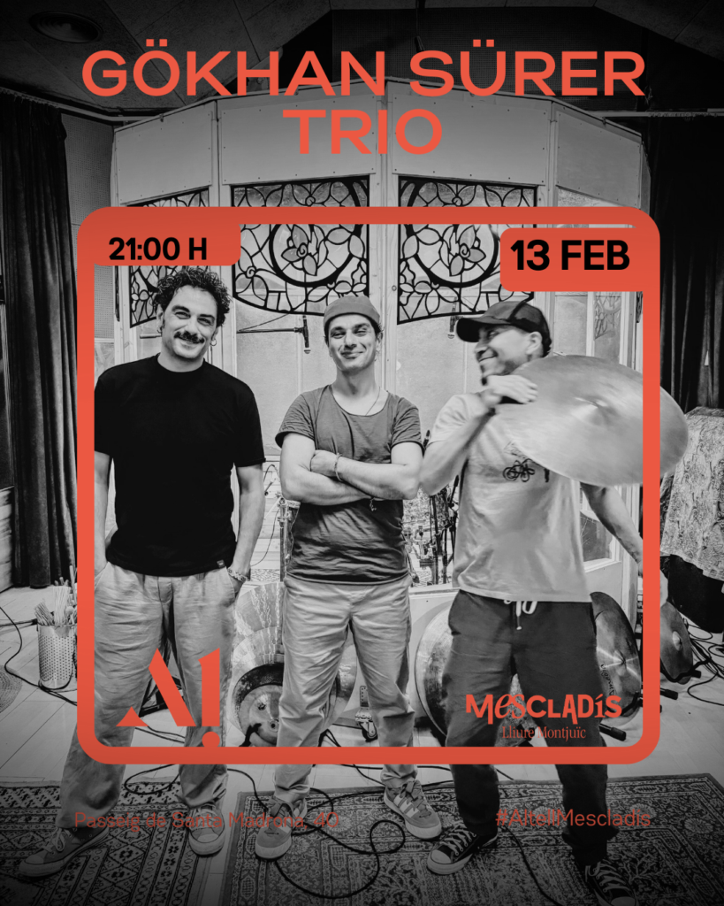 GÖKHAN SÜRER TRIO- Jazz Turquía. Viernes 13 de Febrero  – 21:00 – Altell