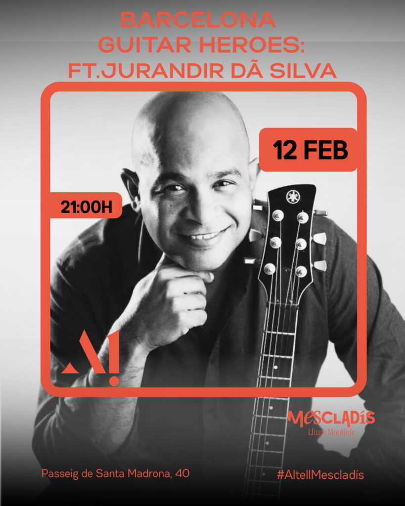 Barcelona Guitar Héroes: Ft JuanDir Da Silva -Jueves 12 de Febrero  – 21:00 – Altell
