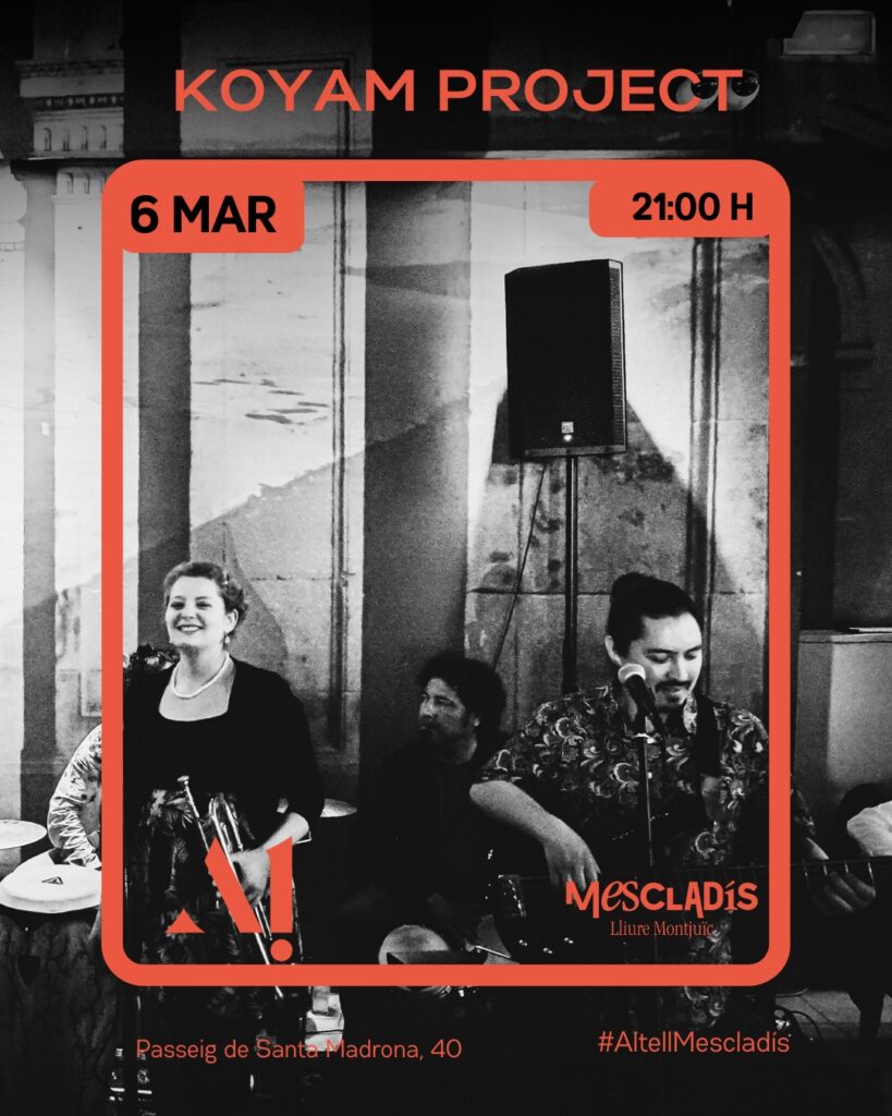 KOYAM PROJECT. Divendres 6 de Març ·  21:00h – Altell