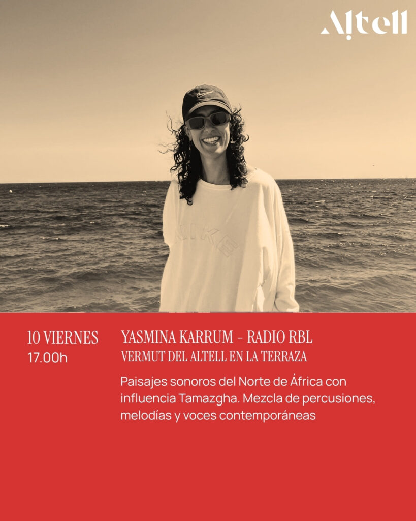 Yasmina Karrum – Raíces amazigh en clave electrónica – Viernes 10 de Abril – 17:00 – Altell