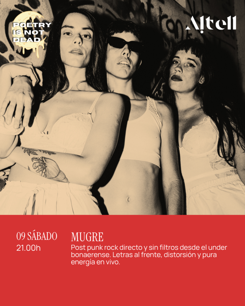 MUGRE. Sábado 9 de Mayo ·   21:00 – Altell