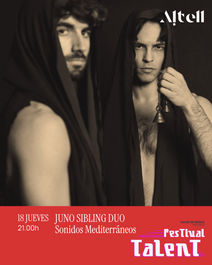 Festival Talent: Juno Sibling Dúo – Taller de Músics. Jueves 18 de Junio ·   21:00 – Altell