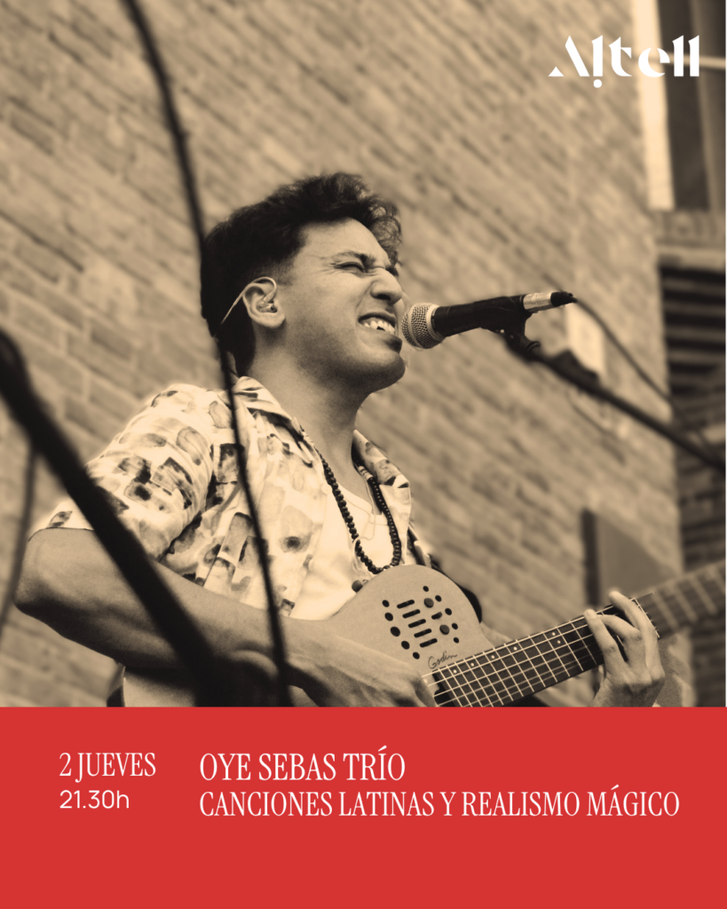 Oye Sebas Trío. Jueves 2 de Julio ·   21:30 – Altell